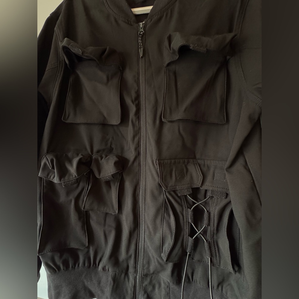 Encrypted Men's Black Military Field Utility Waterproof Jacket M - Picture 3 of 5